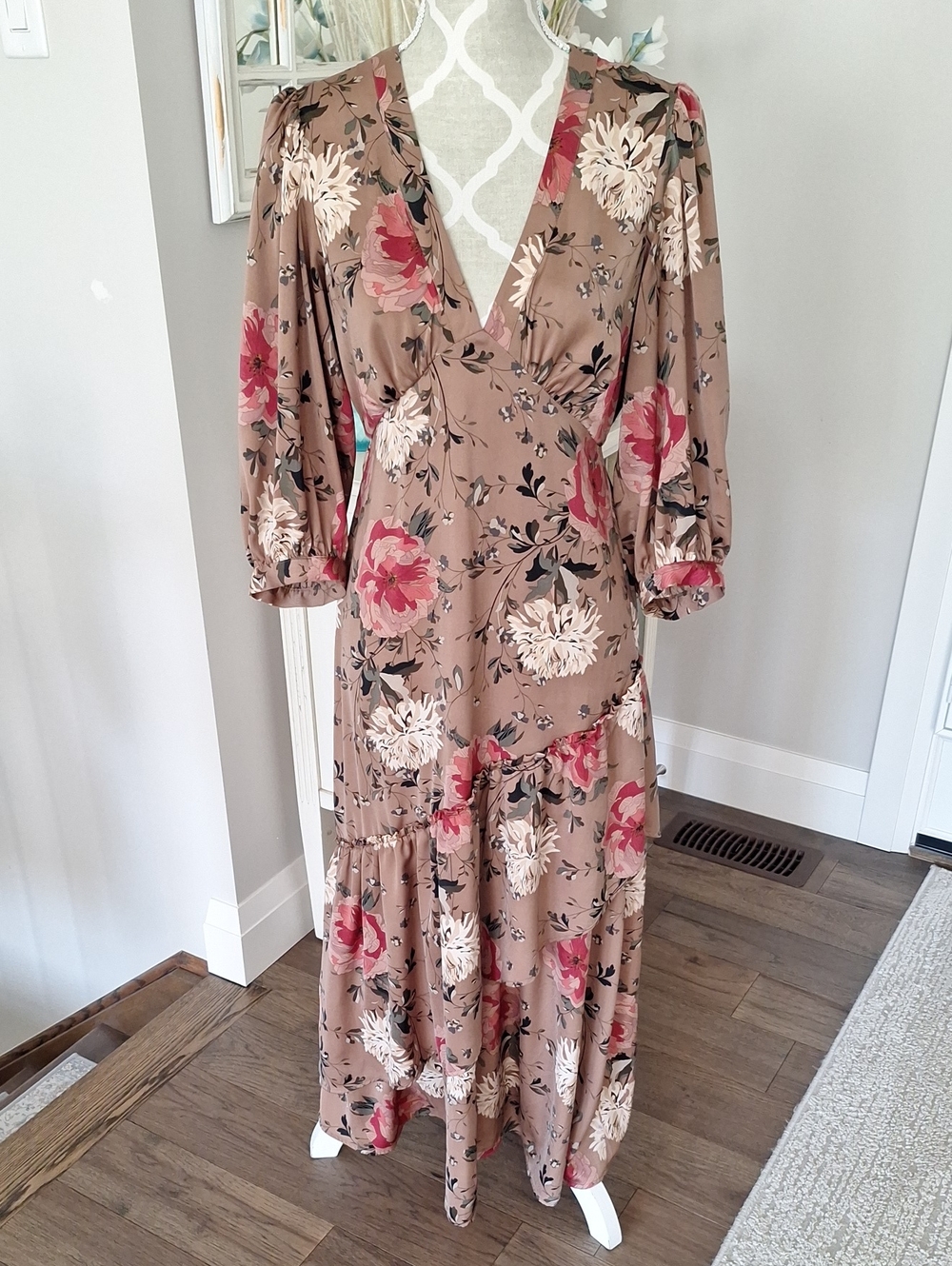 Saltwater Luxe Tiered Maxi Dresss[S]